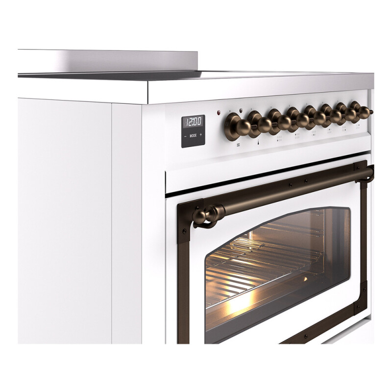 Nostalgie II Noblesse 36 inch Induction Range with 5 Elements UNI366NMPWHB