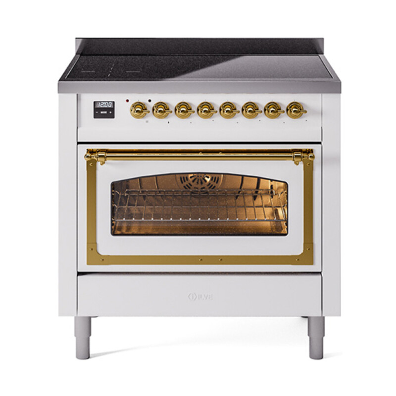 Nostalgie II Noblesse 36 inch Induction Range with 5 Elements UNI366NMPWHG