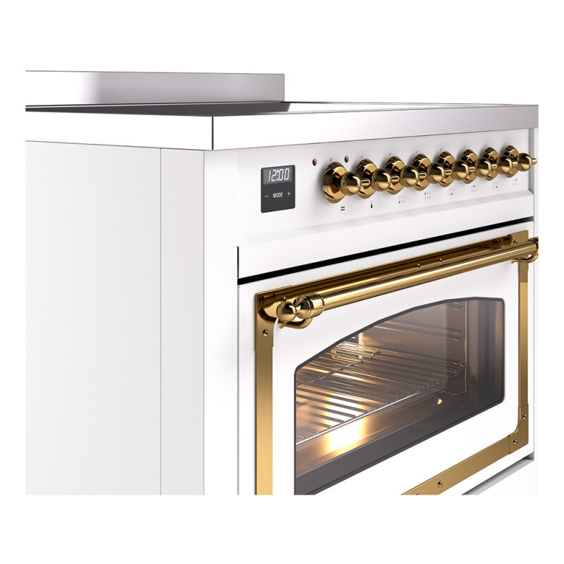 Nostalgie II Noblesse 36 inch Induction Range with 5 Elements UNI366NMPWHG
