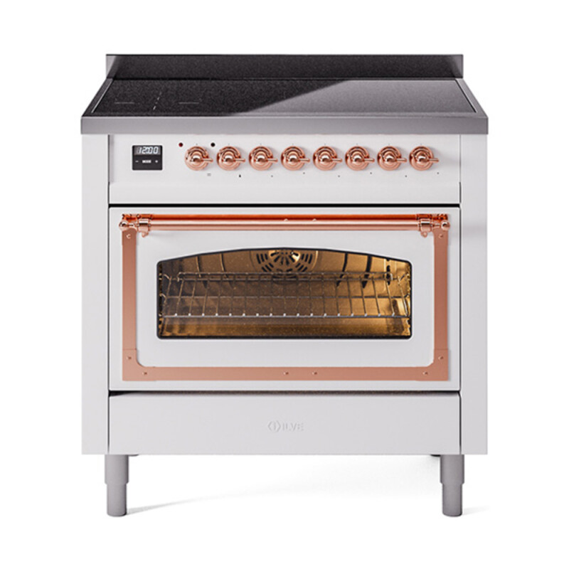 Nostalgie II Noblesse 36 inch Induction Range with 5 Elements UNI366NMPWHP