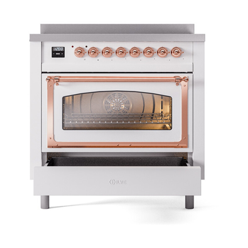 Nostalgie II Noblesse 36 inch Induction Range with 5 Elements UNI366NMPWHP