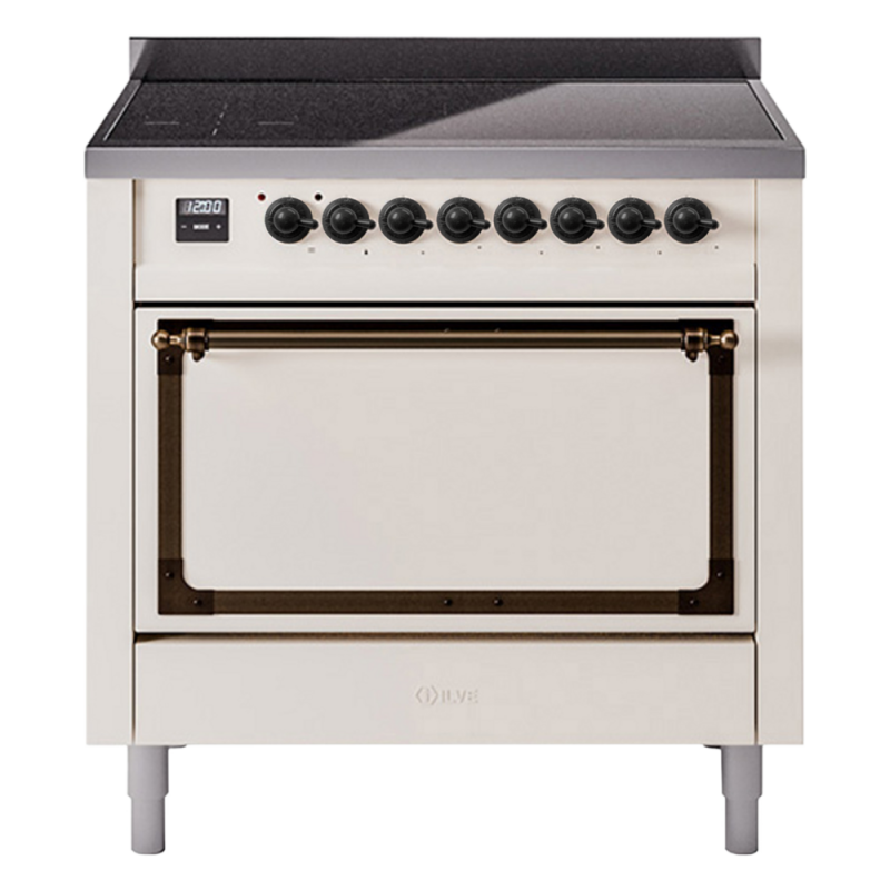 Nostalgie II Noblesse 36 inch Induction Range with 5 Elements UNI366QNMPAWB