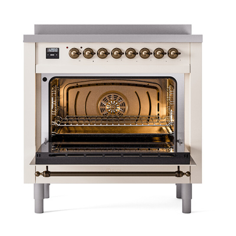 Nostalgie II Noblesse 36 inch Induction Range with 5 Elements UNI366QNMPAWB