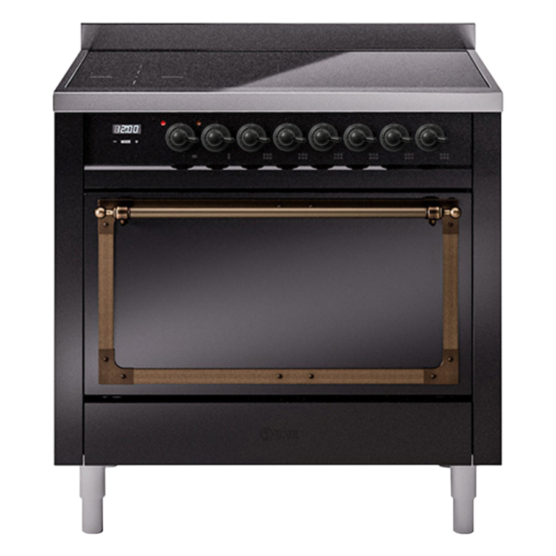 Nostalgie II Noblesse 36 inch Induction Range with 5 Elements UNI366QNMPBKB