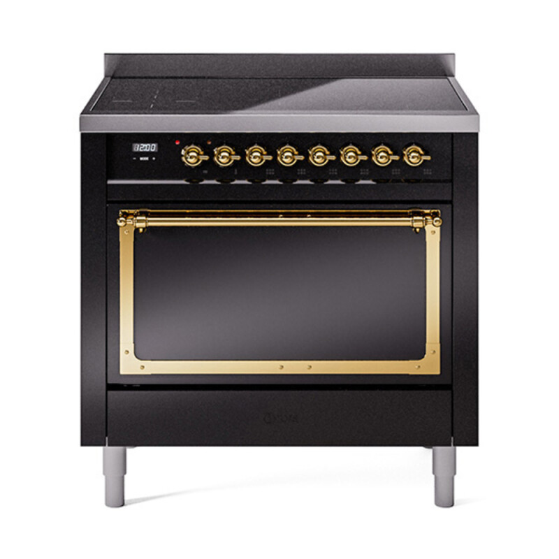 Nostalgie II Noblesse 36 inch Induction Range with 5 Elements UNI366QNMPBKG