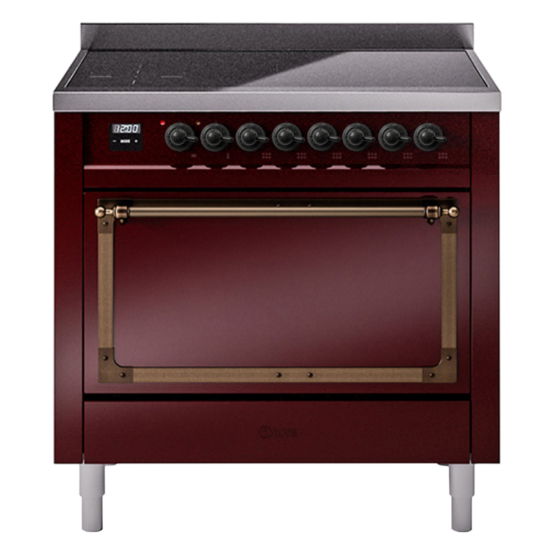Nostalgie II Noblesse 36 inch Induction Range with 5 Elements UNI366QNMPBUB