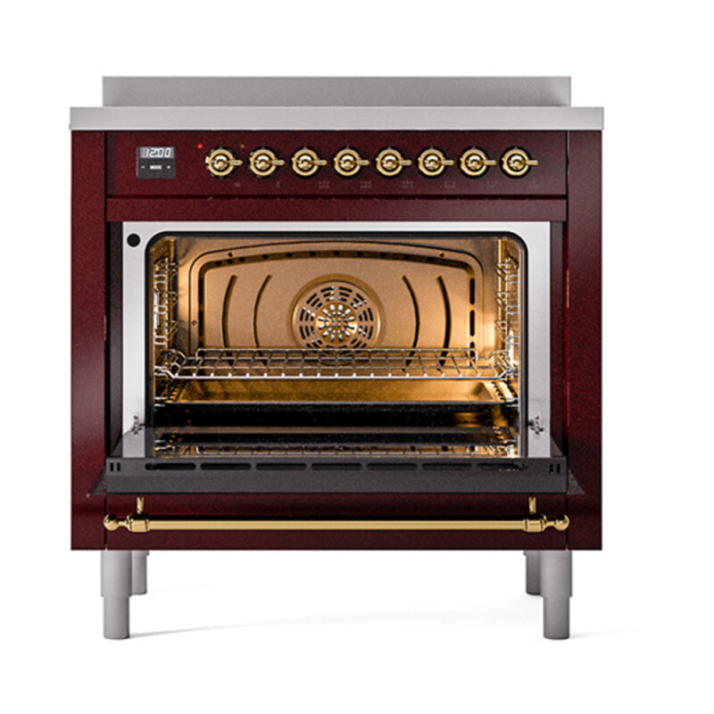 Nostalgie II Noblesse 36 inch Induction Range with 5 Elements UNI366QNMPBUG