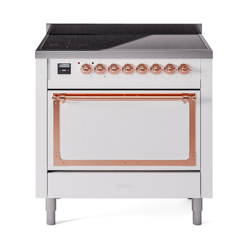 Nostalgie II Noblesse 36 inch Induction Range with 5 Elements UNI366QNMPWHP