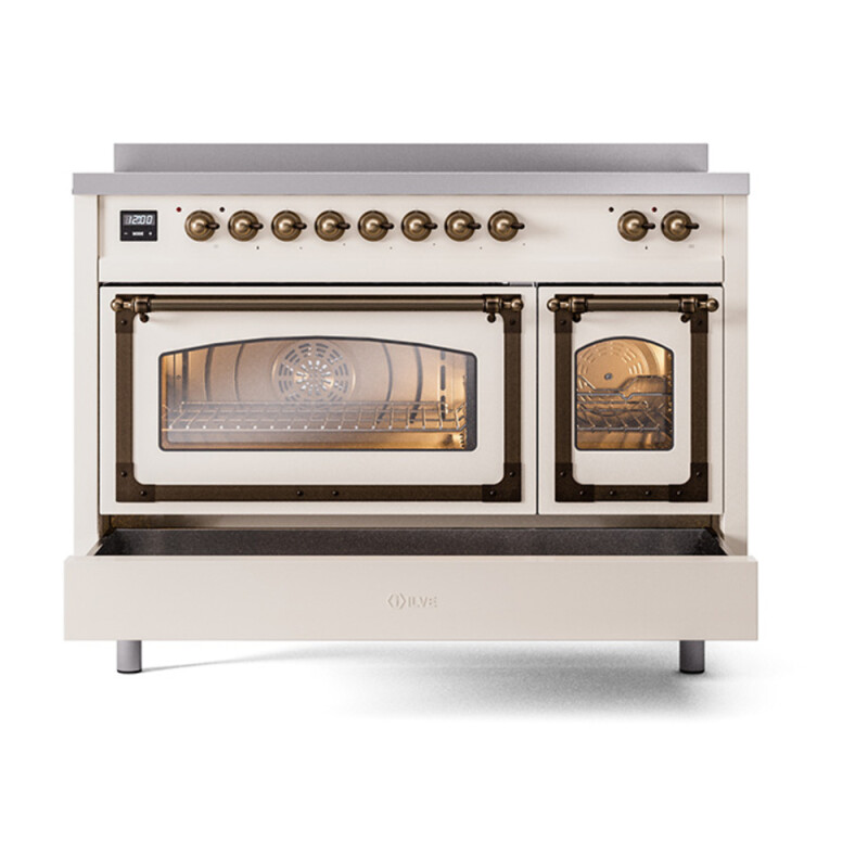 Nostalgie II Noblesse 48 inch Induction Range with 6 Elements UNI486NMPAWB