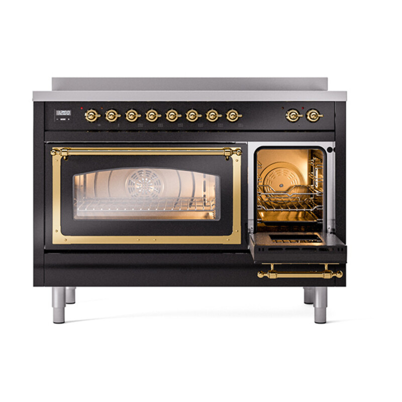 Nostalgie II Noblesse 48 inch Induction Range with 6 Elements UNI486NMPBKG