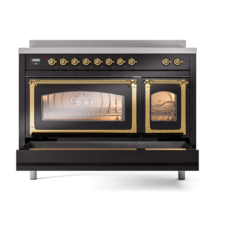 Nostalgie II Noblesse 48 inch Induction Range with 6 Elements UNI486NMPBKG