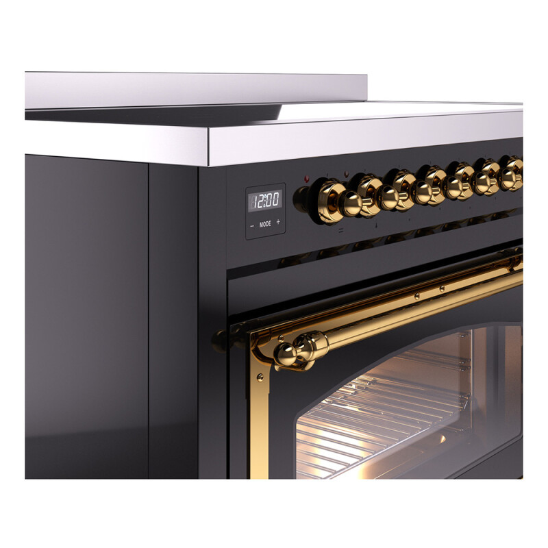 Nostalgie II Noblesse 48 inch Induction Range with 6 Elements UNI486NMPBKG