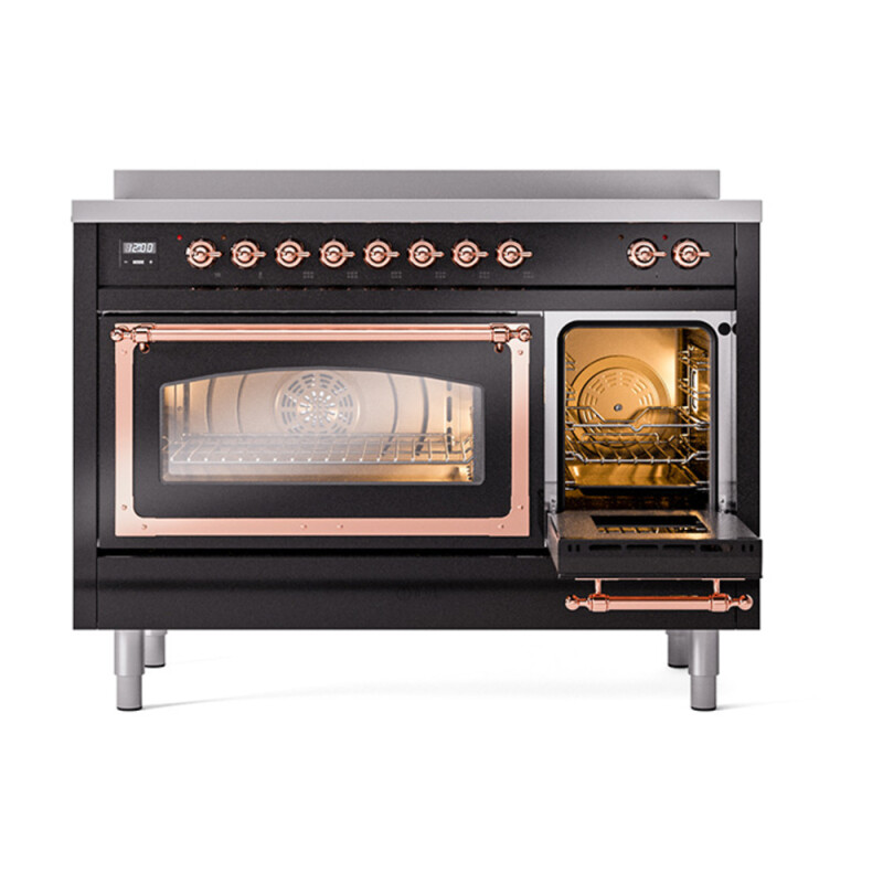 Nostalgie II Noblesse 48 inch Induction Range with 6 Elements UNI486NMPBKP