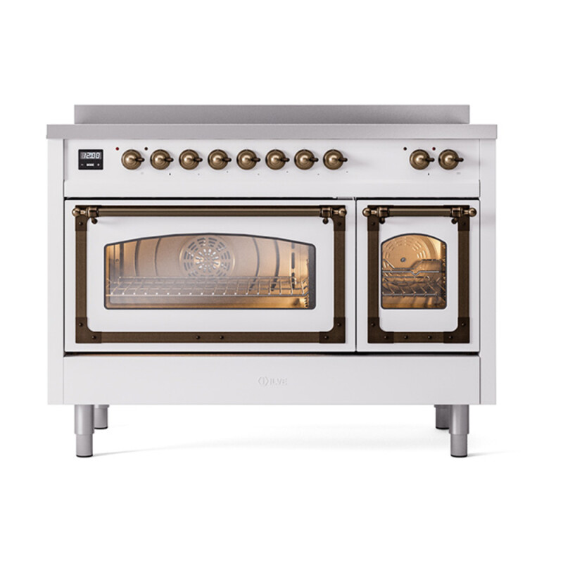 Nostalgie II Noblesse 48 inch Induction Range with 6 Elements UNI486NMPWHB