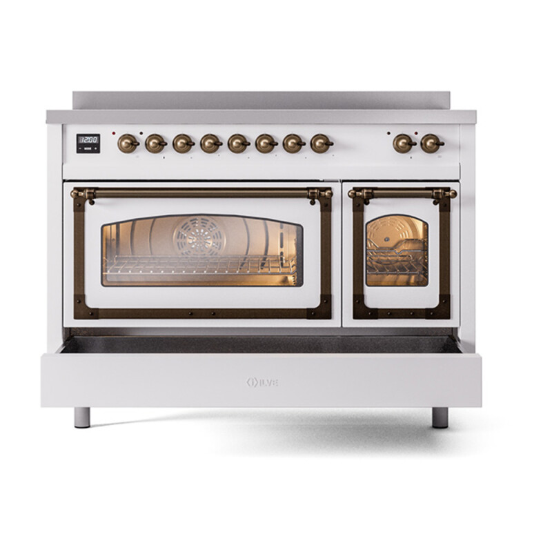 Nostalgie II Noblesse 48 inch Induction Range with 6 Elements UNI486NMPWHB