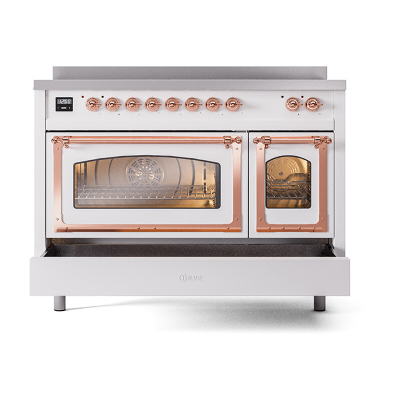 Nostalgie II Noblesse 48 inch Induction Range with 6 Elements UNI486NMPWHP