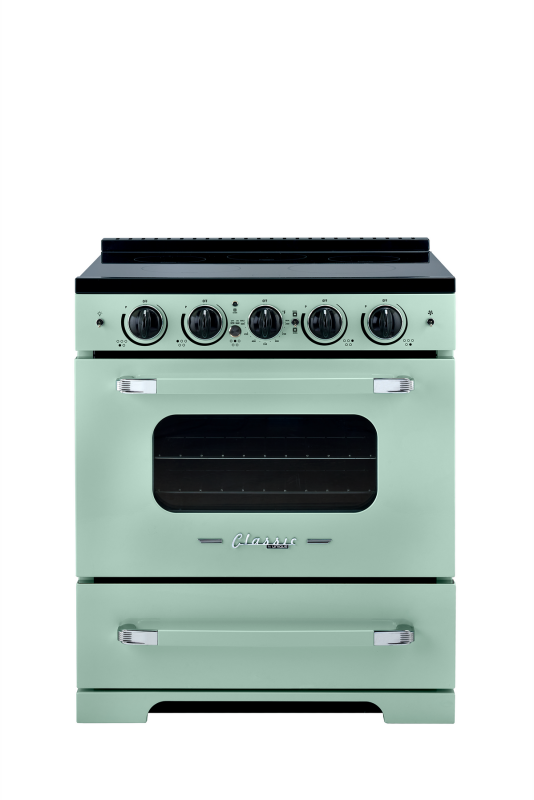 30' Classic Retro Induction Range UNQ30CRICLG