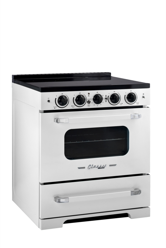 30' Classic Retro Induction Range UNQ30CRICW