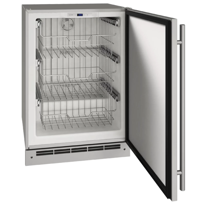 24" Convertible Freezer in Stainless Solid UOFZ124SS01B