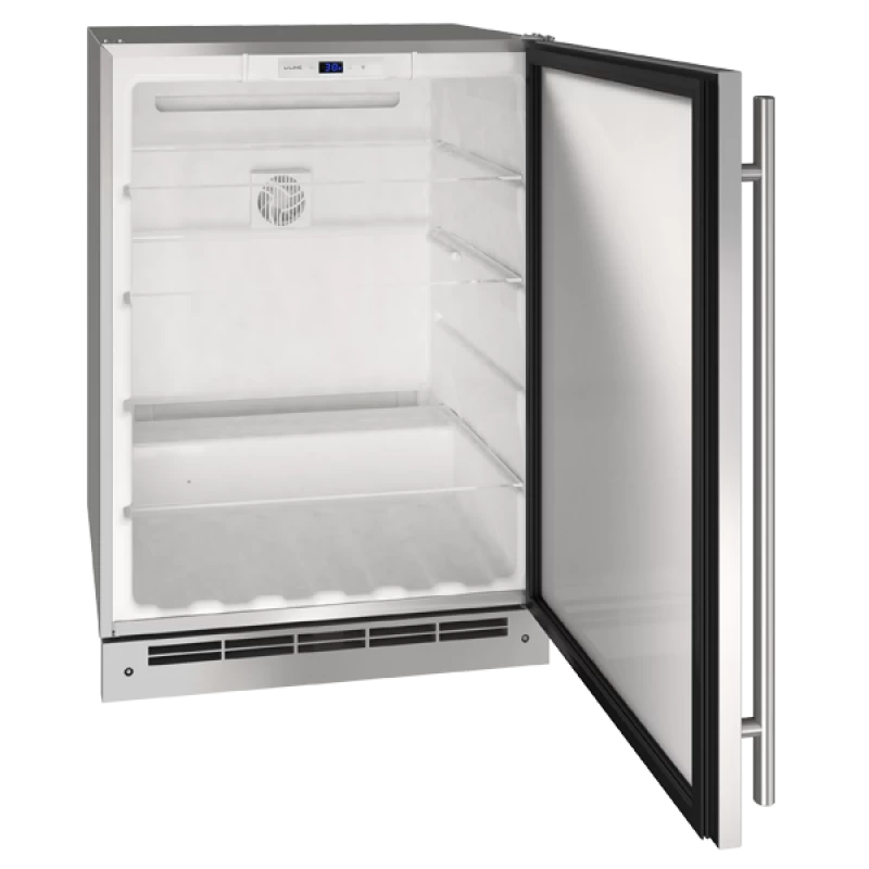 24" Refrigerator in Stainless Solid UORE124SS31A