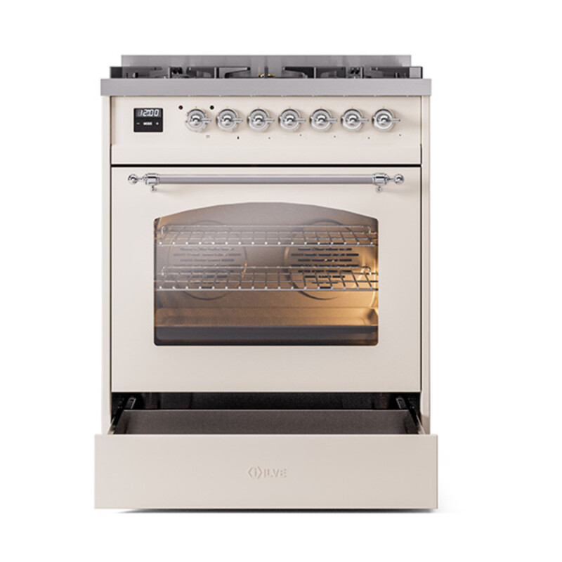 Nostalgie II 30 inch Dual Fuel Range with 5 Burners UP30NMPAWC