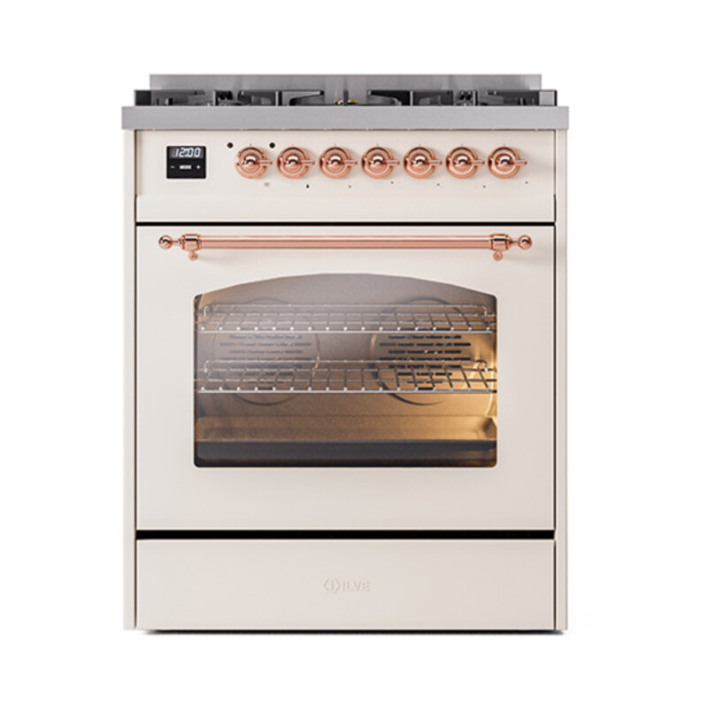 Nostalgie II 30 inch Dual Fuel Range with 5 Burners UP30NMPAWPLP