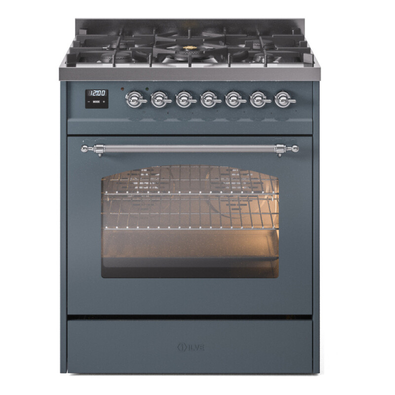 Nostalgie II 30 inch Dual Fuel Range with 5 Burners UP30NMPBGCLP