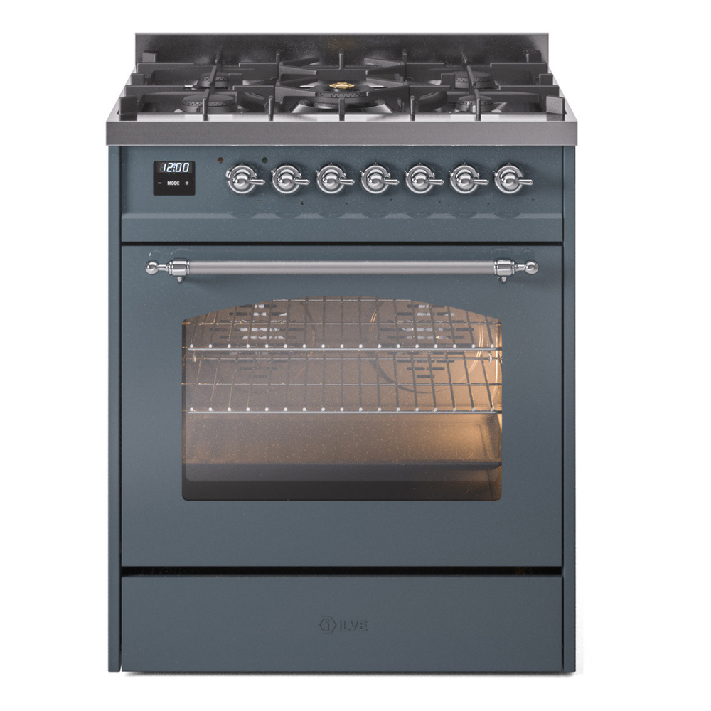 Nostalgie II 30 inch Dual Fuel Range with 5 Burners UP30NMPBGC
