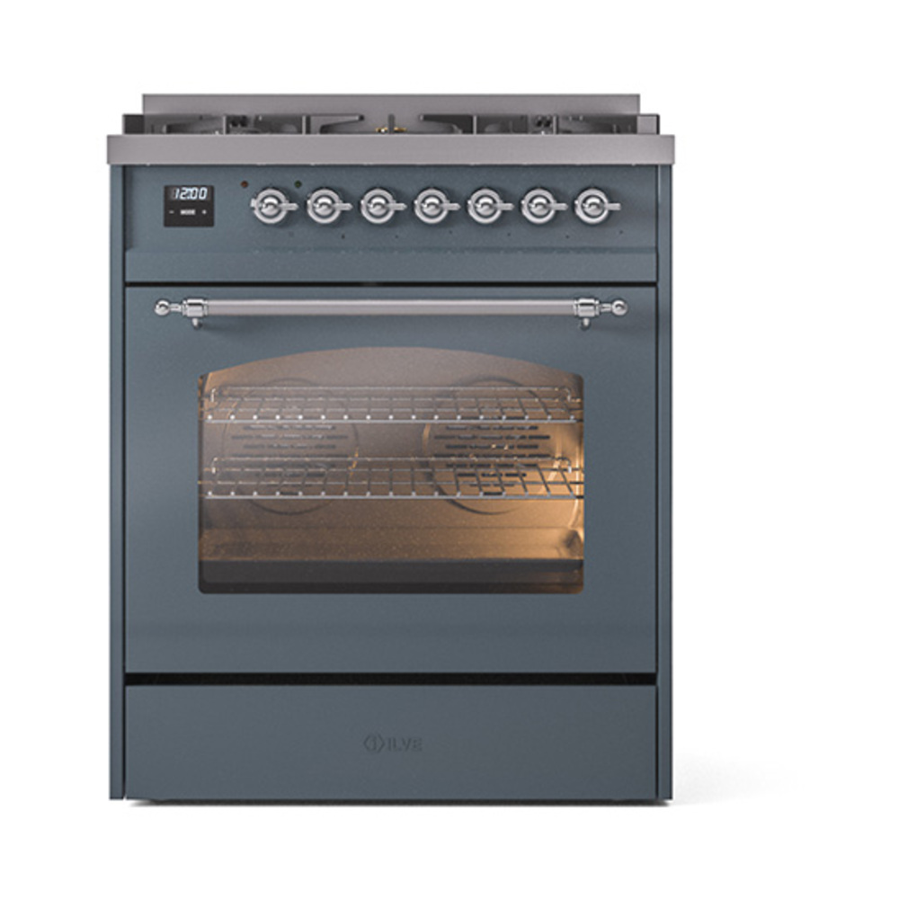 Nostalgie II 30 inch Dual Fuel Range with 5 Burners UP30NMPBGC