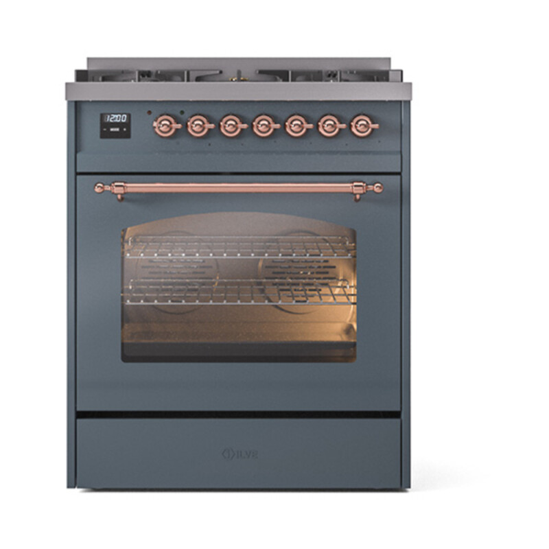 Nostalgie II 30 inch Dual Fuel Range with 5 Burners UP30NMPBGP