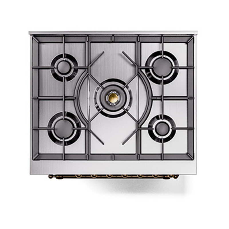 Nostalgie II 30 inch Dual Fuel Range with 5 Burners UP30NMPBUBLP