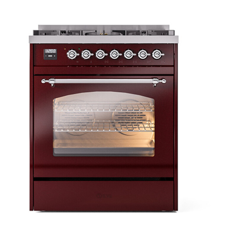 Nostalgie II 30 inch Dual Fuel Range with 5 Burners UP30NMPBUCLP