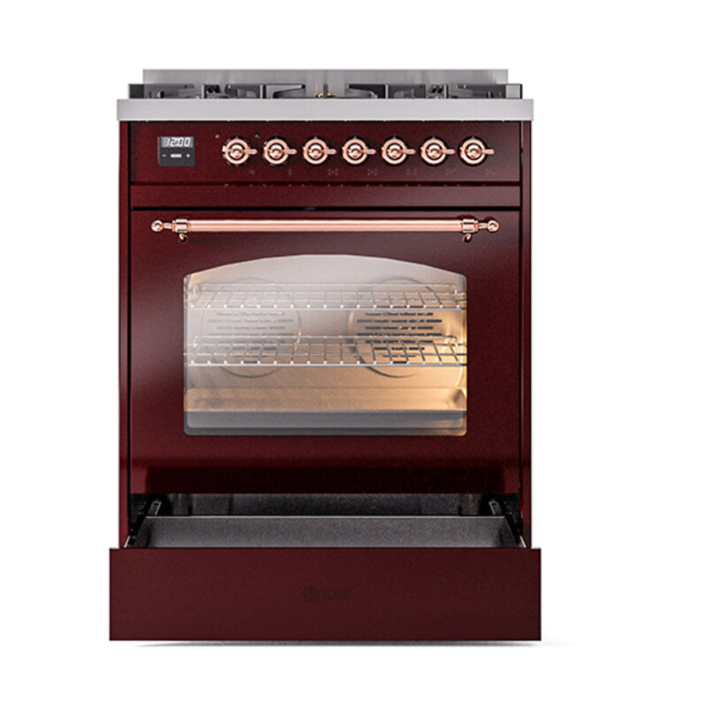 Nostalgie II 30 inch Dual Fuel Range with 5 Burners UP30NMPBUPLP