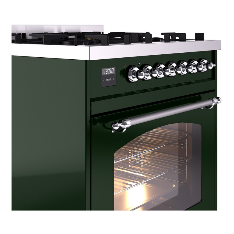 Nostalgie II 30 inch Dual Fuel Range with 5 Burners UP30NMPEGCLP