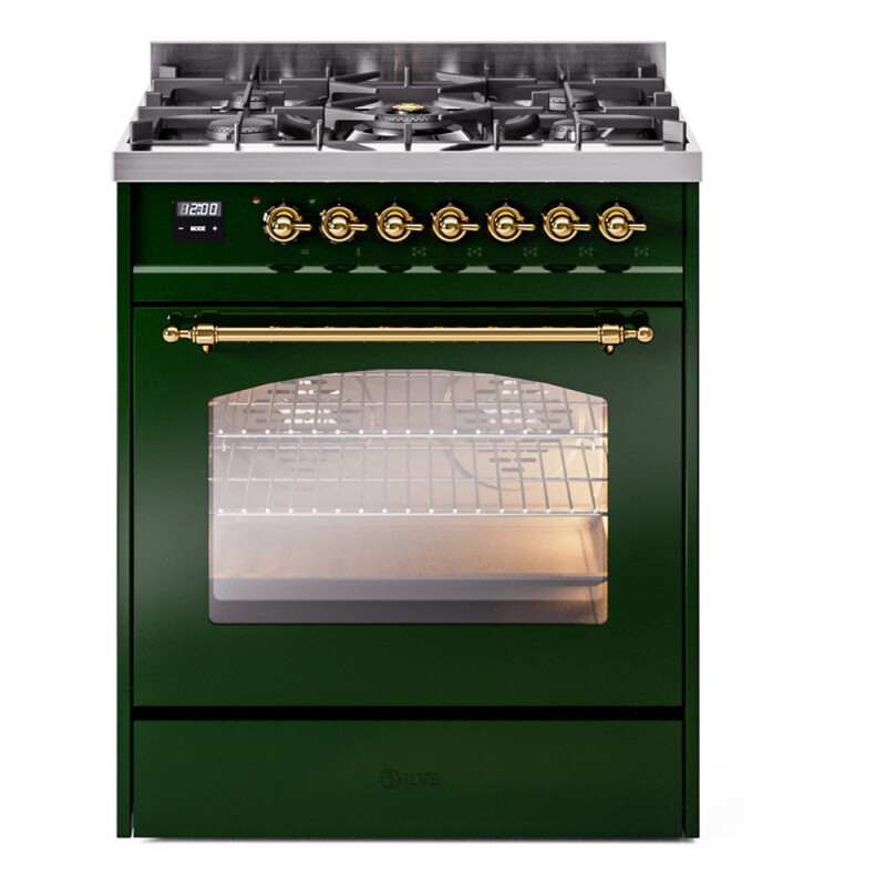 Nostalgie II 30 inch Dual Fuel Range with 5 Burners UP30NMPEGG