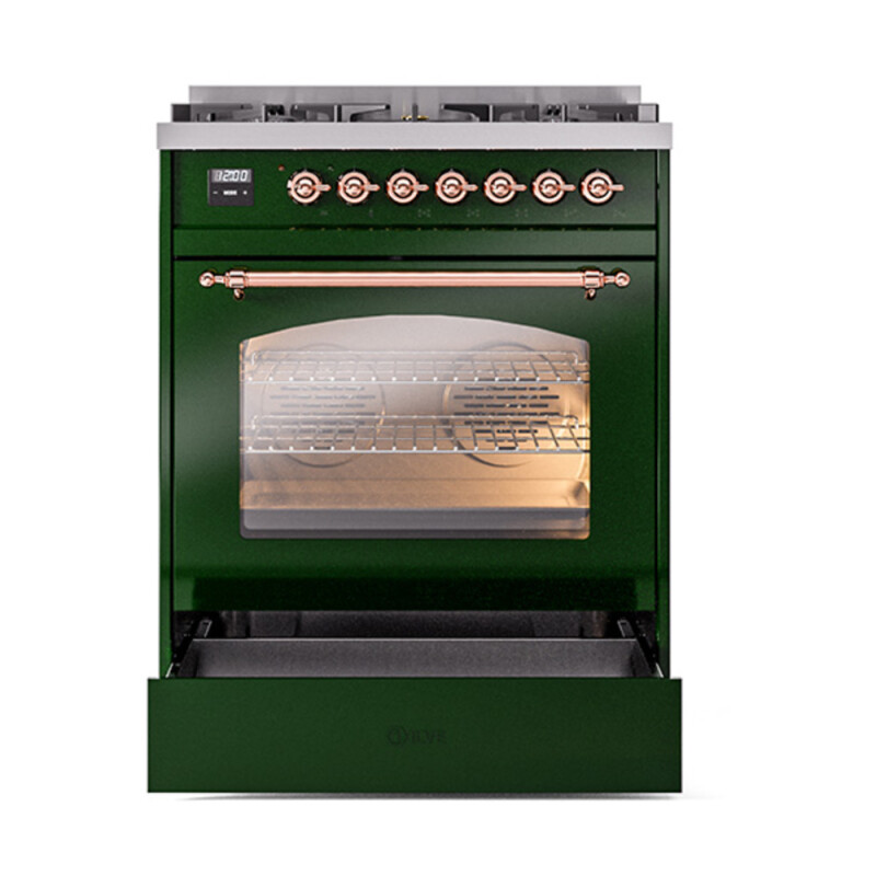 Nostalgie II 30 inch Dual Fuel Range with 5 Burners UP30NMPEGPLP