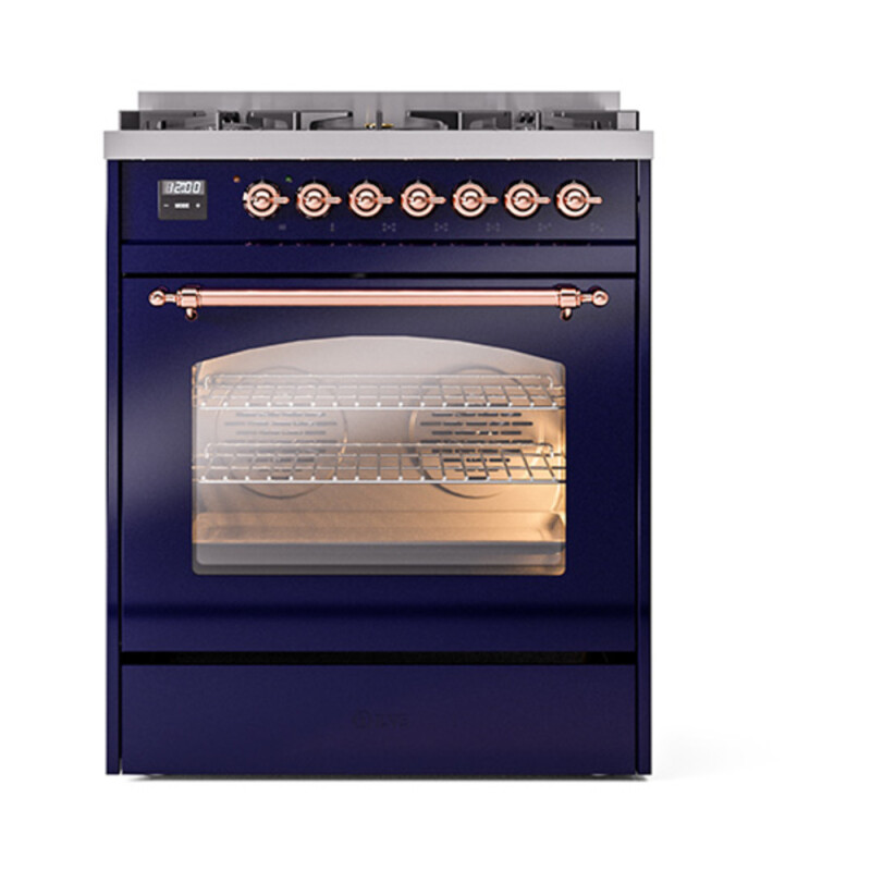 Nostalgie II 30 inch Dual Fuel Range with 5 Burners UP30NMPMBPLP
