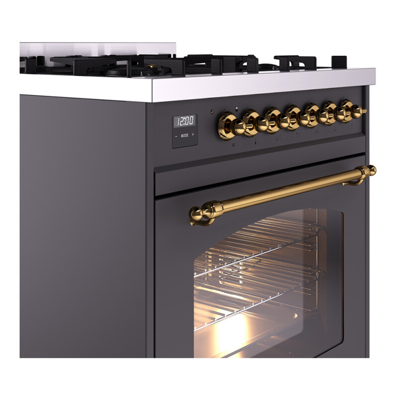 Nostalgie II 30 inch Dual Fuel Range with 5 Burners UP30NMPMGG