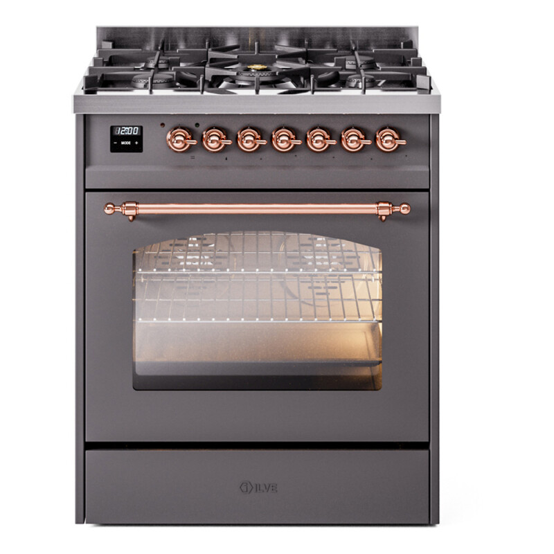 Nostalgie II 30 inch Dual Fuel Range with 5 Burners UP30NMPMGP