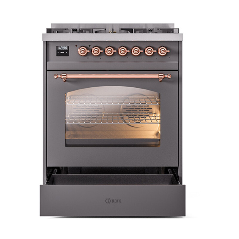 Nostalgie II 30 inch Dual Fuel Range with 5 Burners UP30NMPMGP