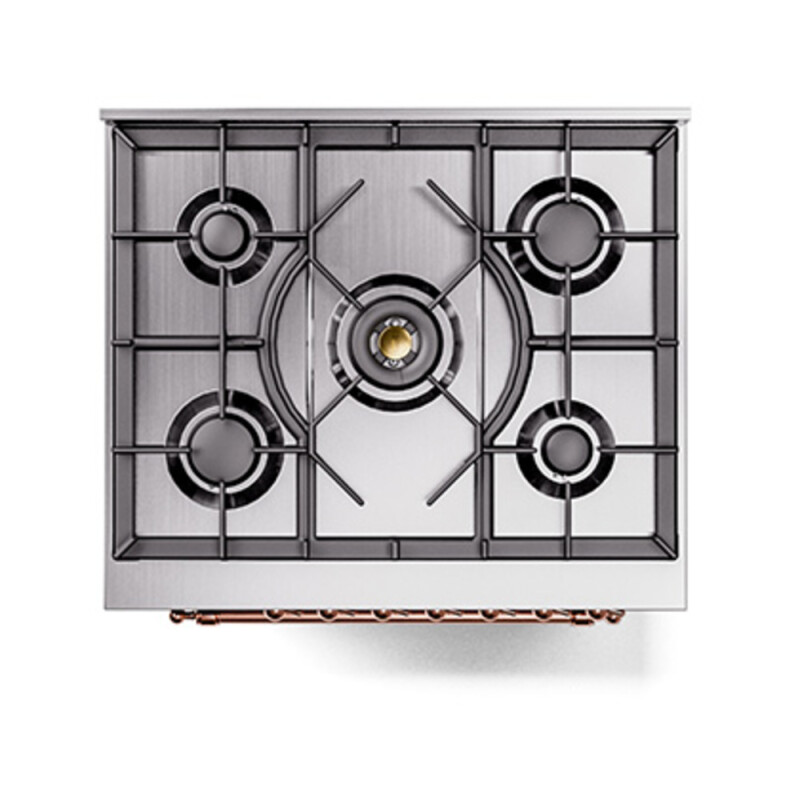 Nostalgie II 30 inch Dual Fuel Range with 5 Burners UP30NMPMGPLP