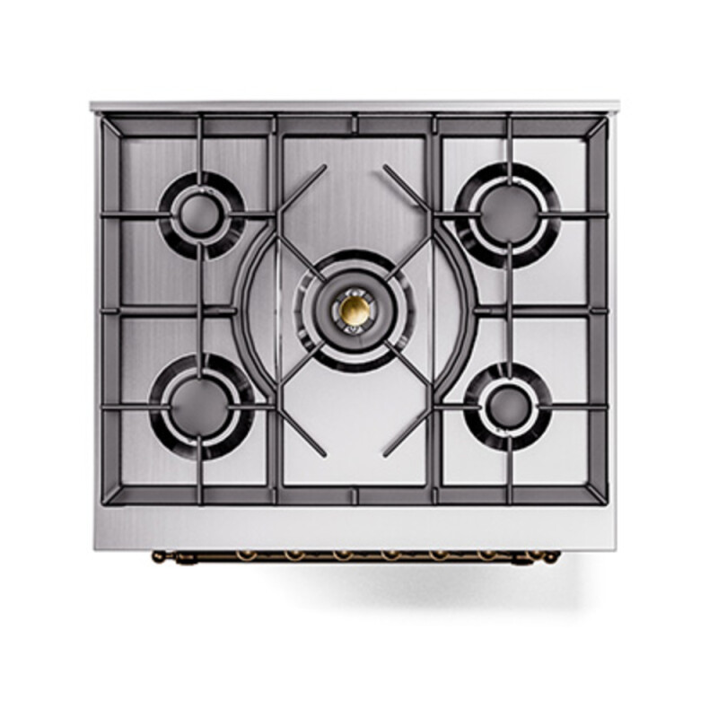 Nostalgie II 30 inch Dual Fuel Range with 5 Burners UP30NMPSSB