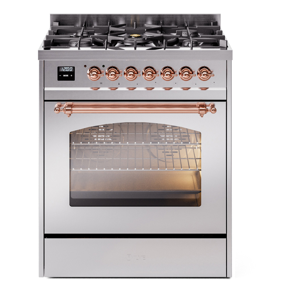 Nostalgie II 30 inch Dual Fuel Range with 5 Burners UP30NMPSSPLP