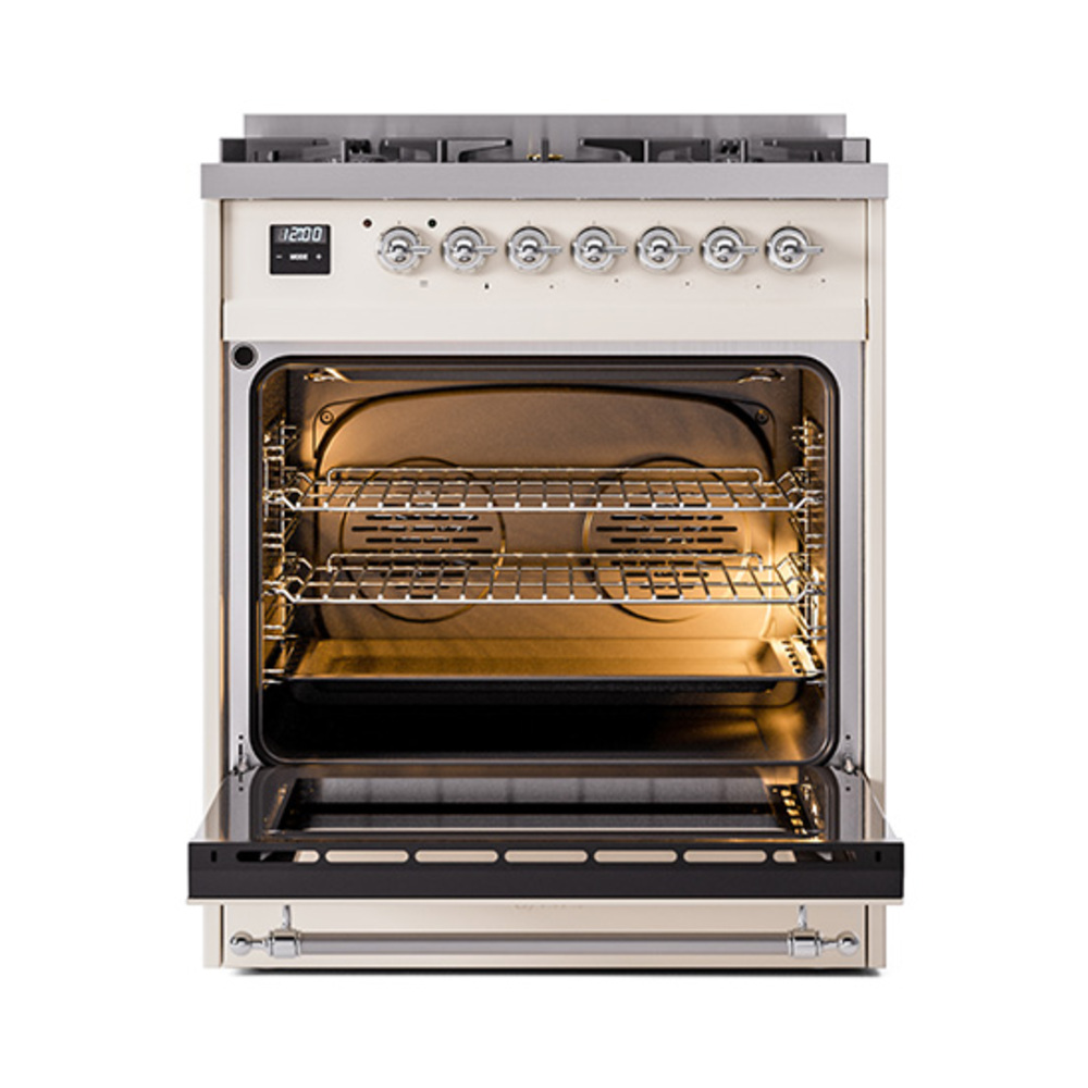 Nostalgie II 30 inch Dual Fuel Range with 5 Burners UP30QNMPAWC