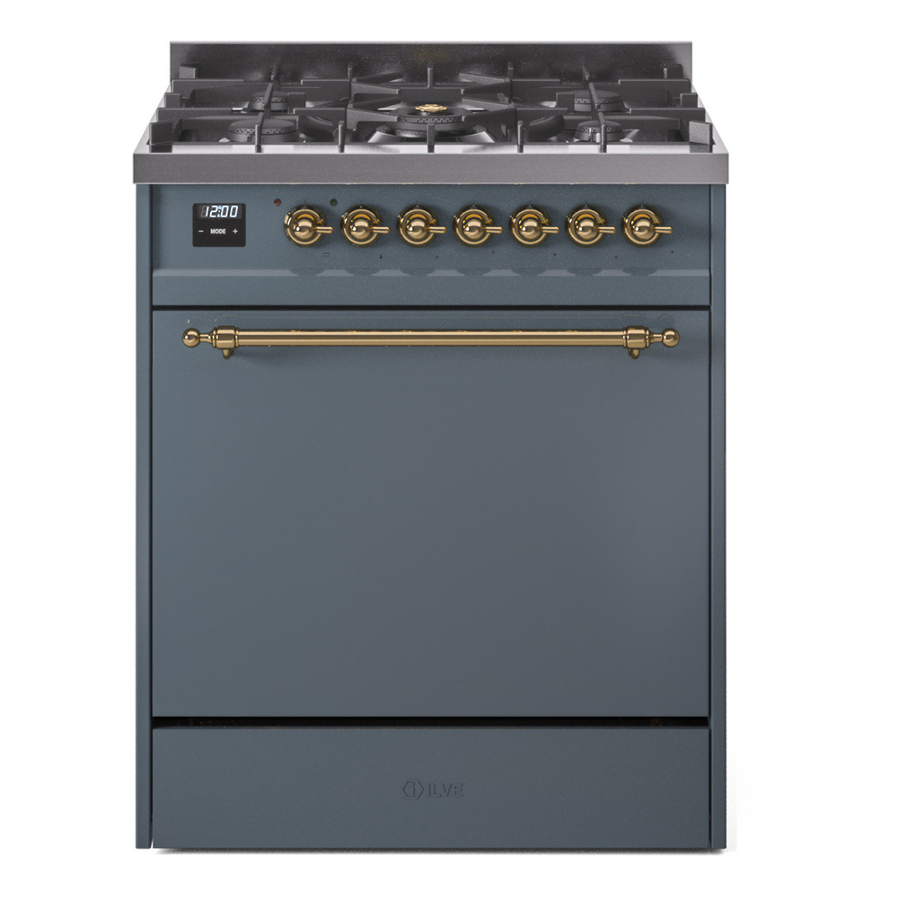 Nostalgie II 30 inch Dual Fuel Range with 5 Burners UP30QNMPBGGLP