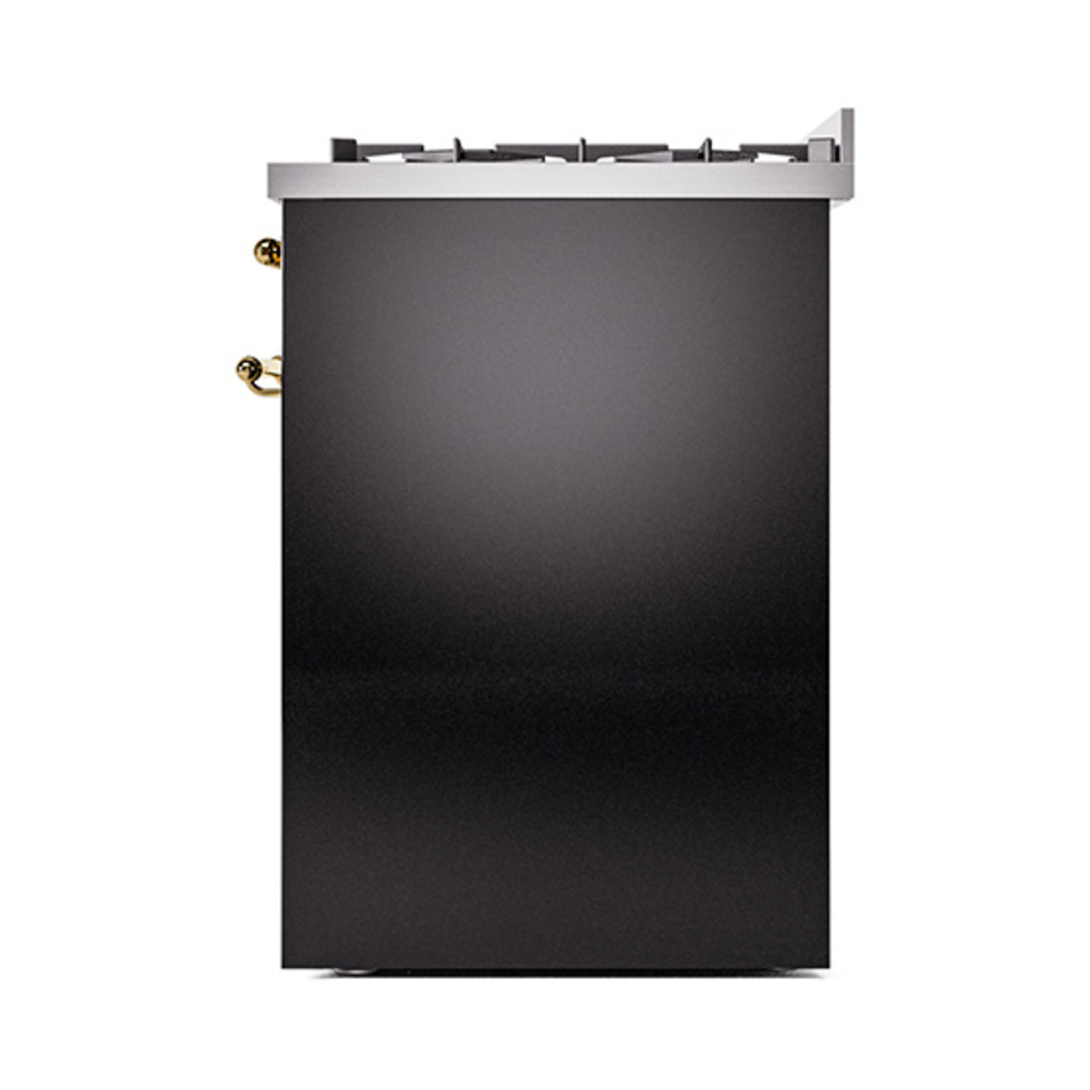 Nostalgie II 30 inch Dual Fuel Range with 5 Burners UP30QNMPBKG
