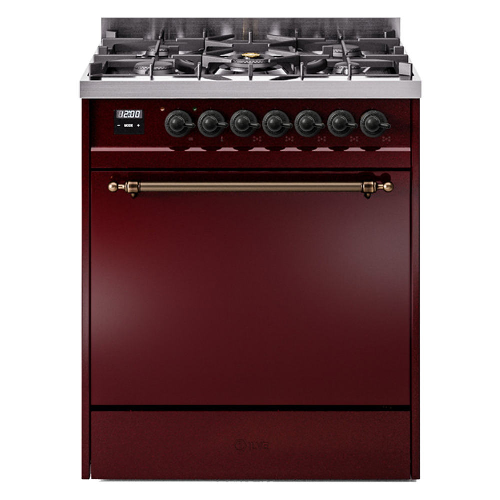 Nostalgie II 30 inch Dual Fuel Range with 5 Burners UP30QNMPBUBLP