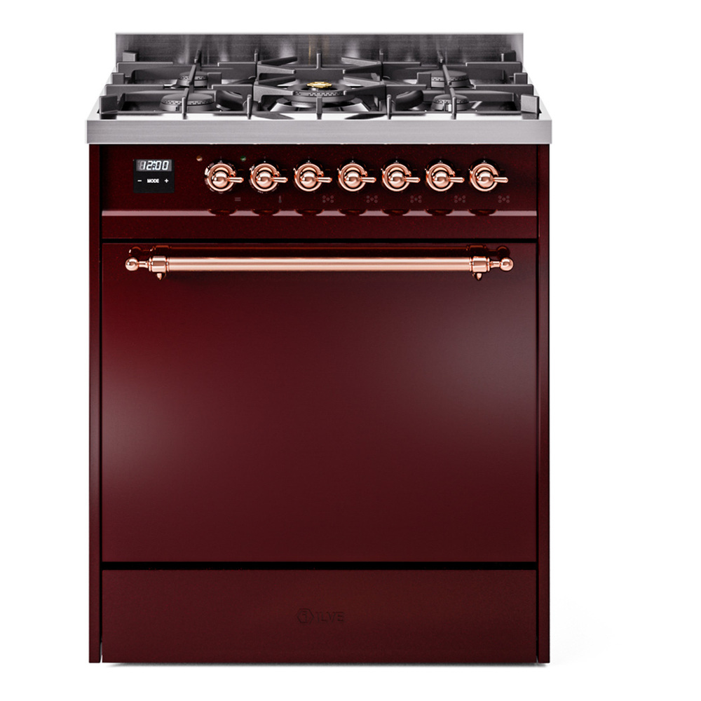 Nostalgie II 30 inch Dual Fuel Range with 5 Burners UP30QNMPBUPLP