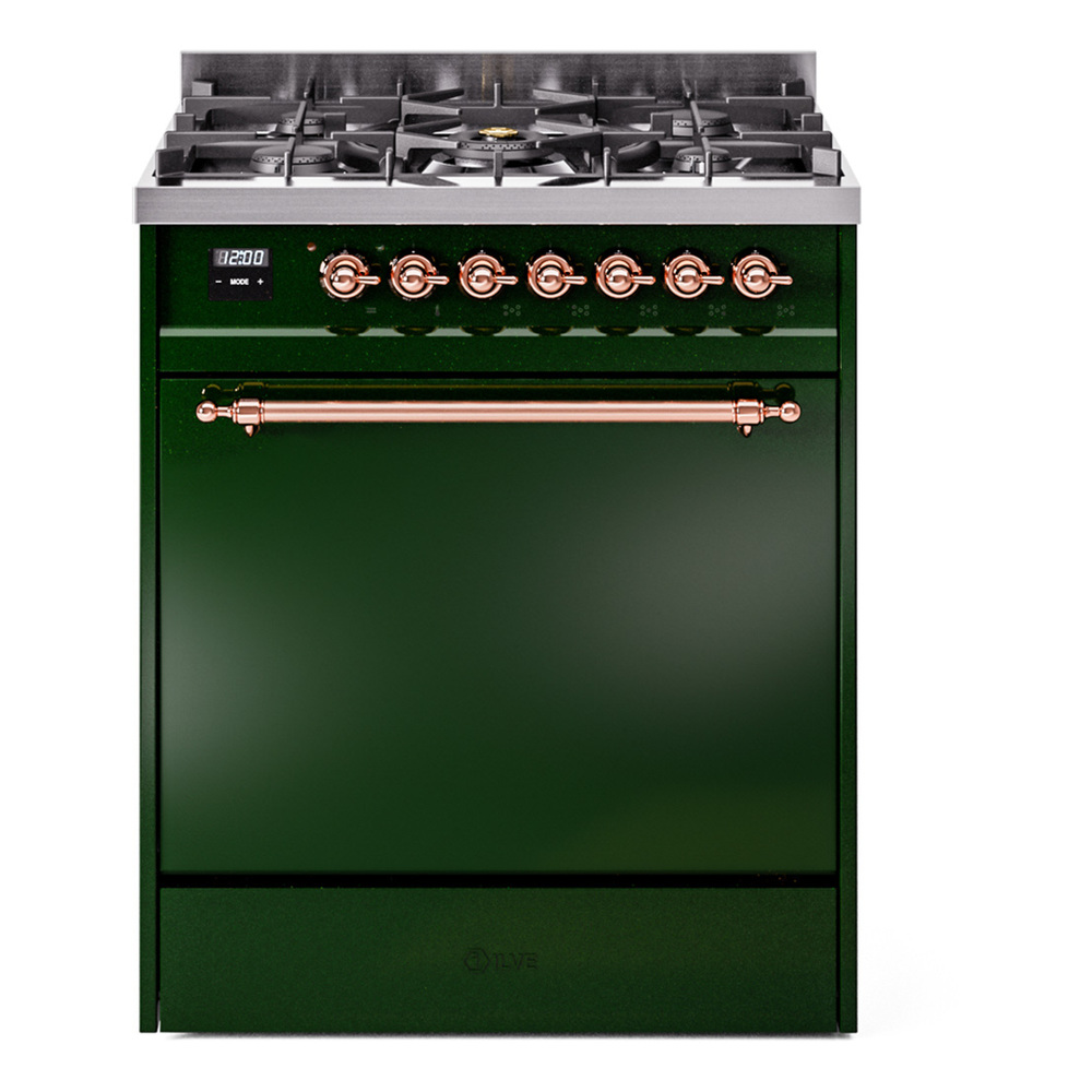 Nostalgie II 30 inch Dual Fuel Range with 5 Burners UP30QNMPEGPLP