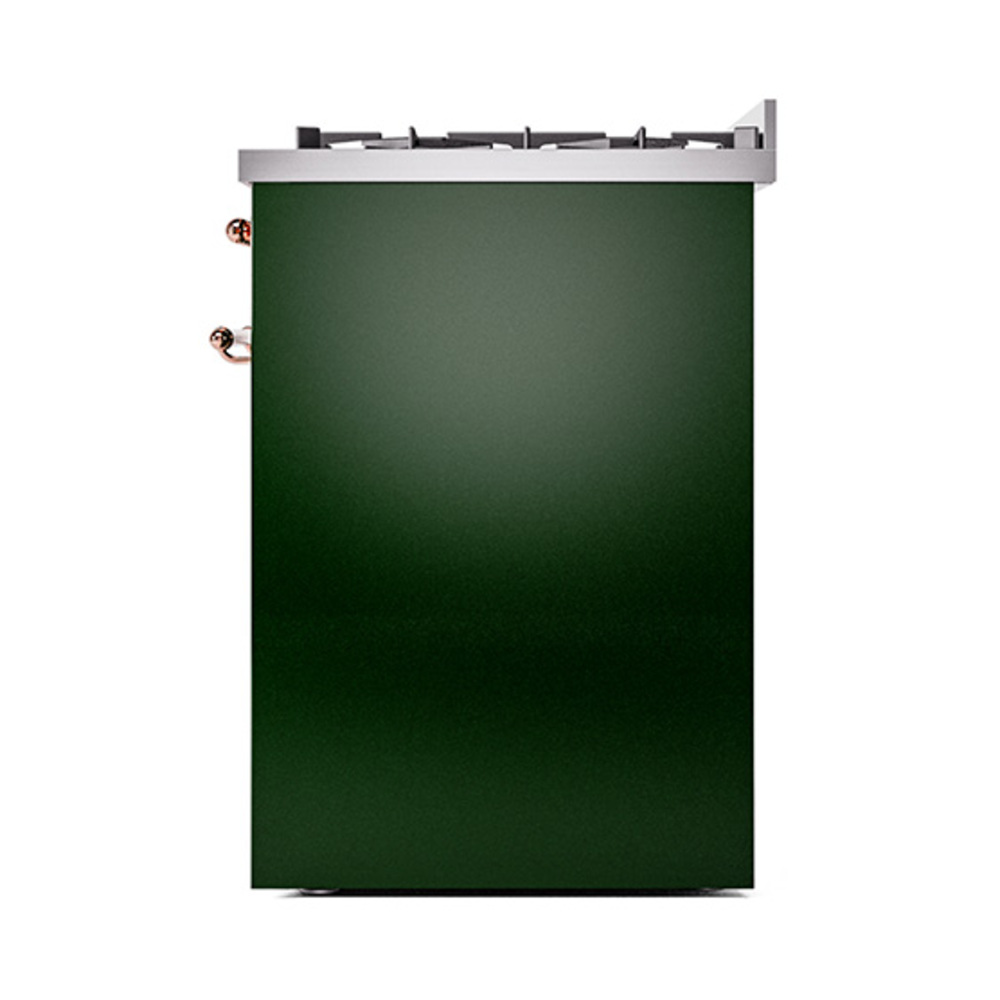 Nostalgie II 30 UP30QNMPEGP Freestanding Dual Fuel Range with 5 Sealed Burners Single Oven with Solid Door with Copper knobs UP30QNMPEGP